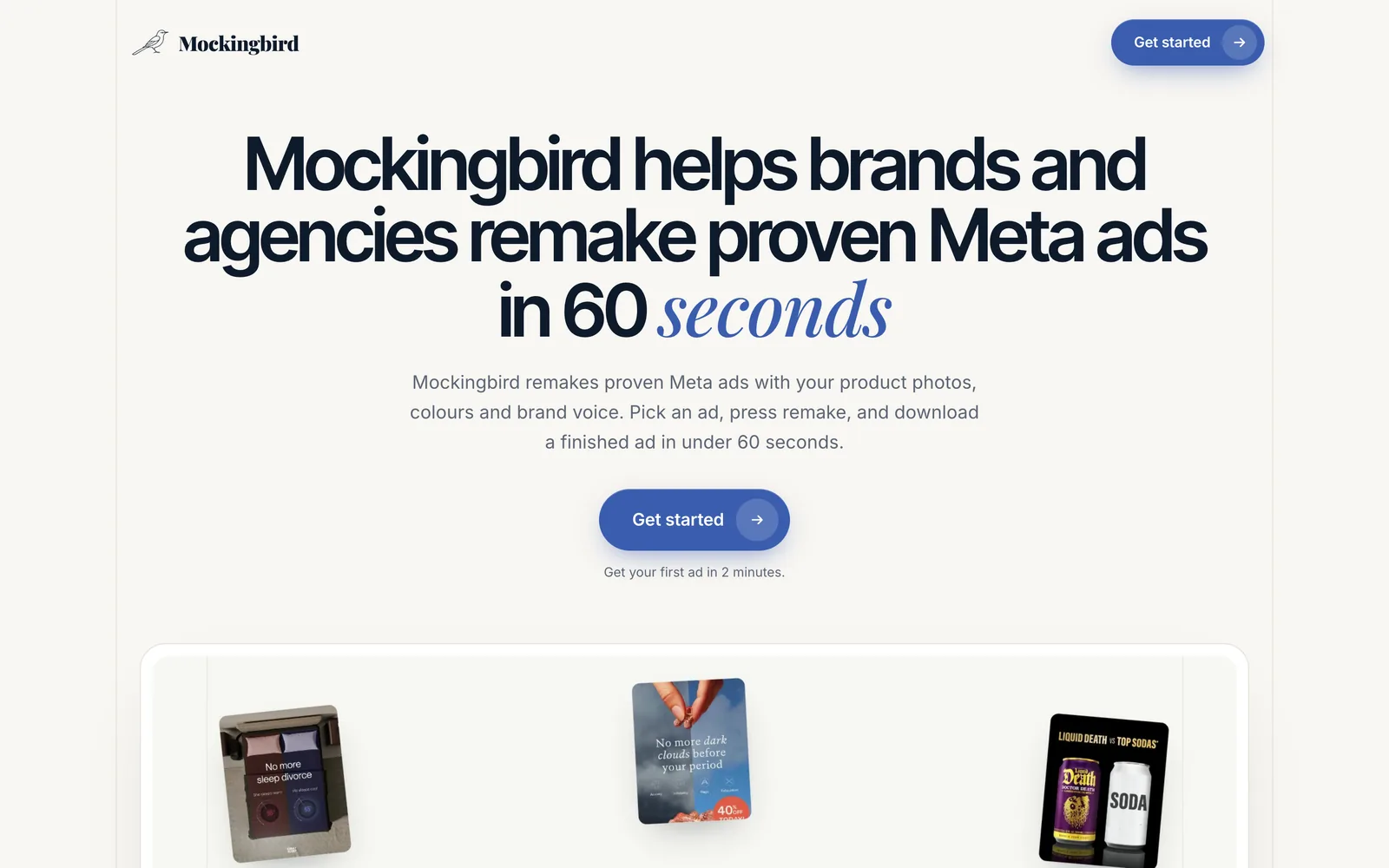Mockingbird homepage